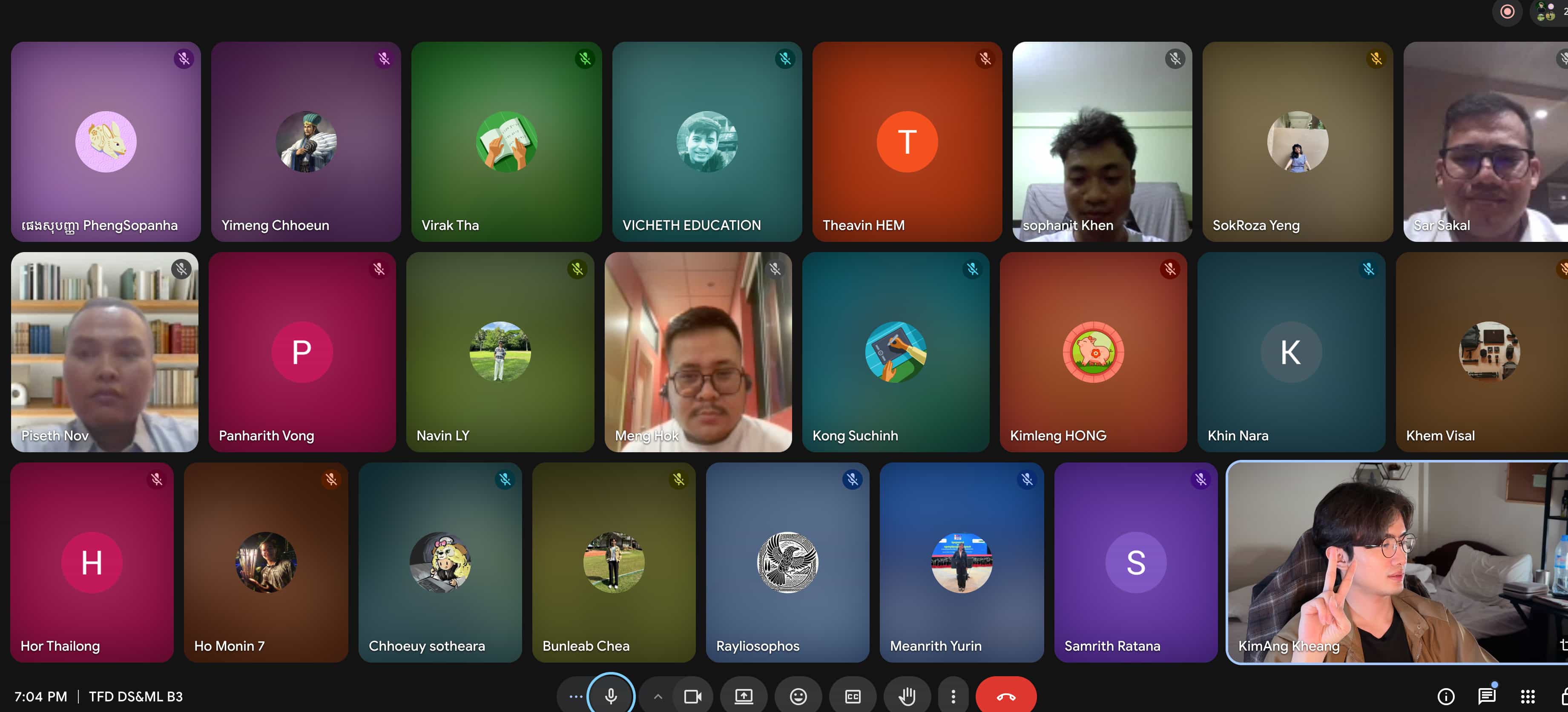 Online session — Batch 3
